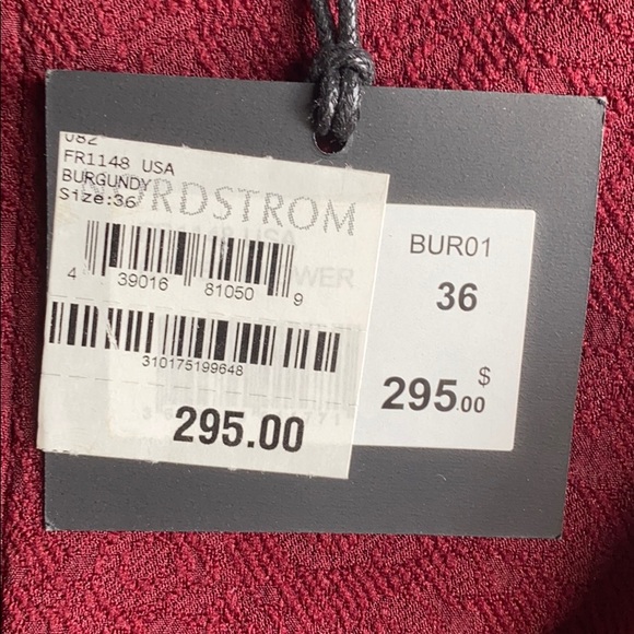 The Kooples Burgundy Scoop Neck Dress - Picture 4 of 8